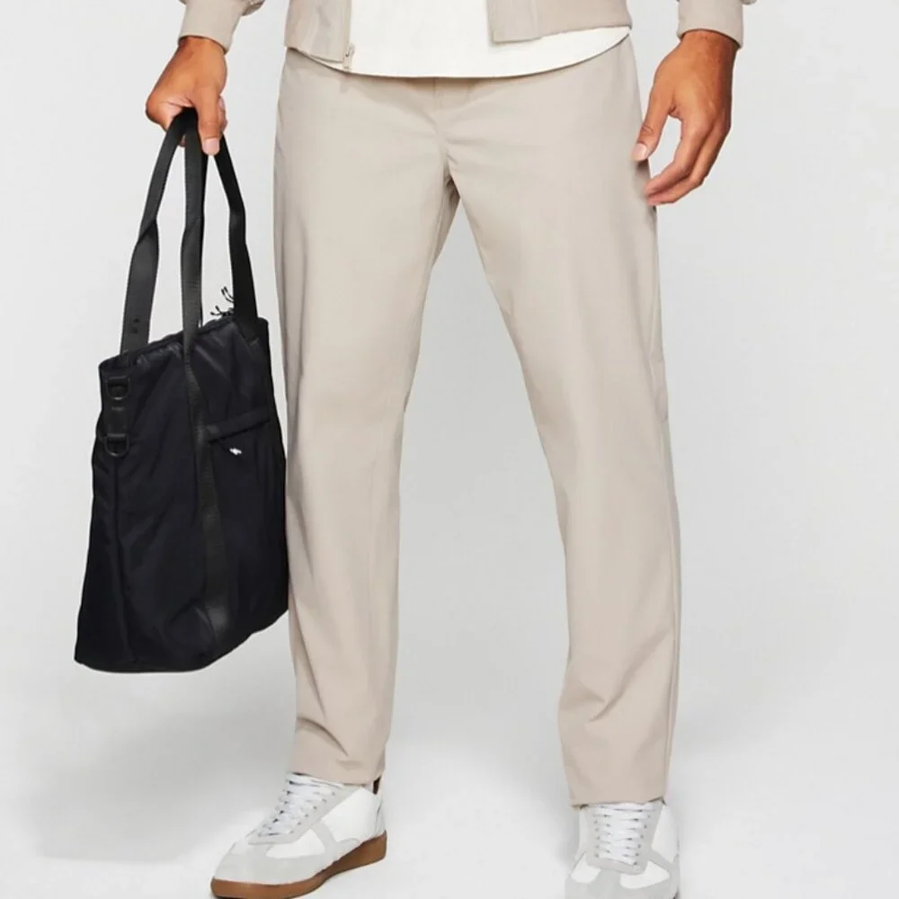 Fabletics The Don 5-Pocket Pant (Slim Fit), Brutalist‎ Khaki, 32Wx30L, GUC